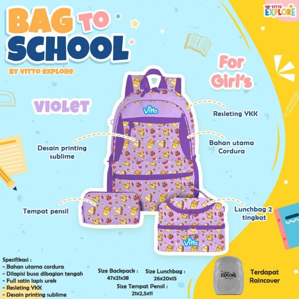 Bag To School by  Vitto Explore - Gambar 6