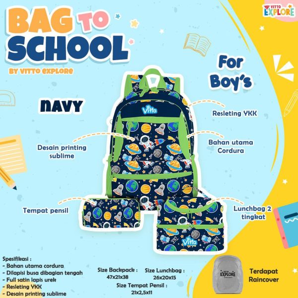 Bag To School by  Vitto Explore - Gambar 3