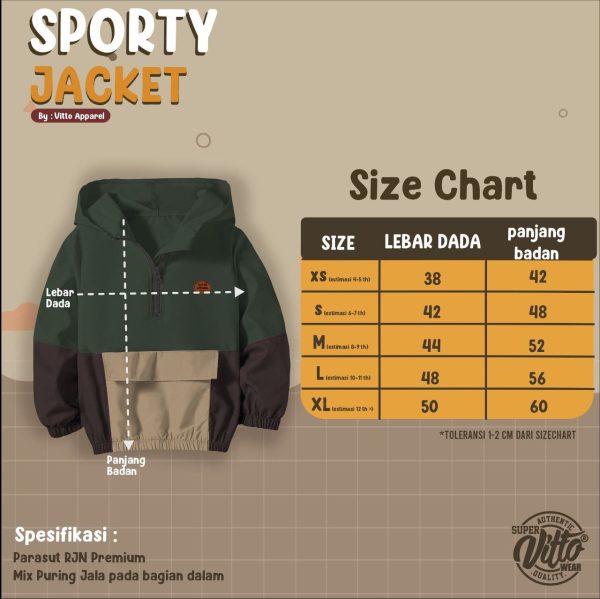 Sporty Jacket by Vitto - Gambar 3