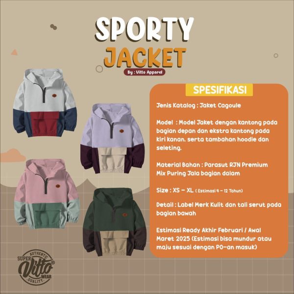 Sporty Jacket by Vitto - Gambar 2