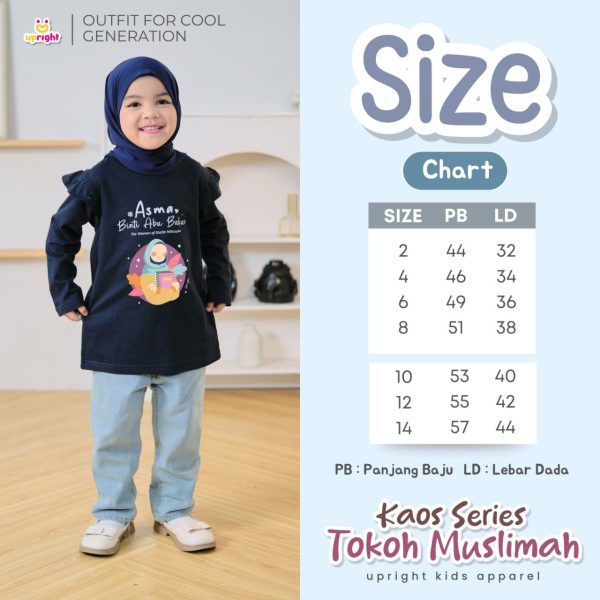 Kaos Series Tokoh Muslimah by Upright - Gambar 3