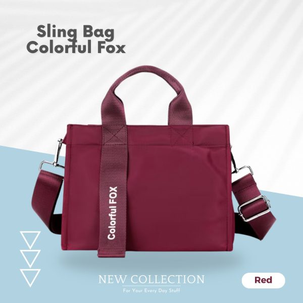 Sling Bag Colorful Fox - Gambar 8