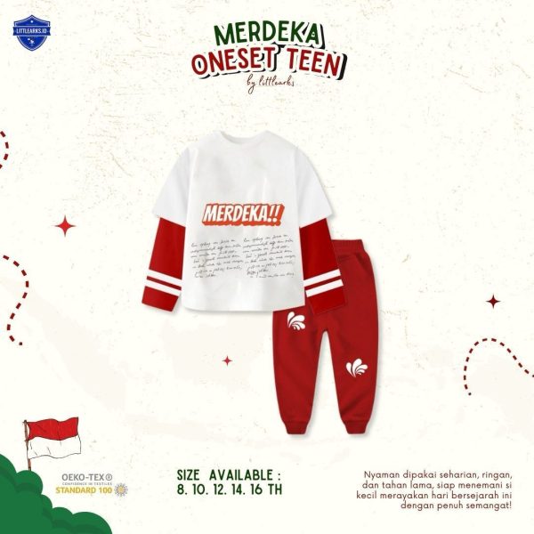 MERDEKA ONESET TEEN by Littlearsks - Gambar 3