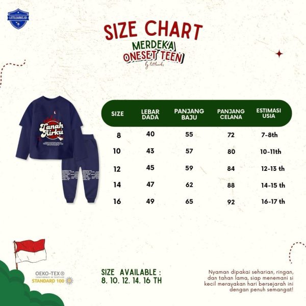 MERDEKA ONESET TEEN by Littlearsks - Gambar 2