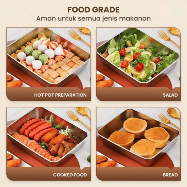 Food Box Stainless Steel - Gambar 4