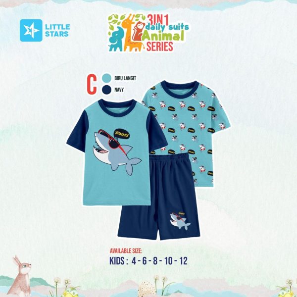 3IN1 Daily Suits Animal Series - Gambar 4