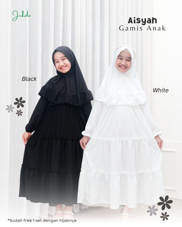 Aisyah Gamis Anak by Juhda