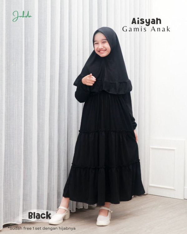 Aisyah Gamis Anak by Juhda - Gambar 3