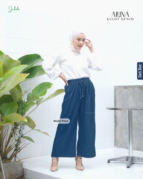 Aluna Kulot Denim by Juhda - Gambar 9
