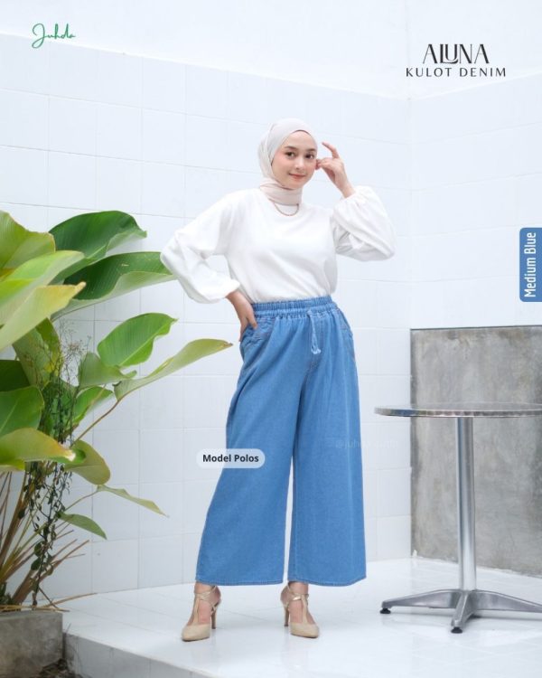 Aluna Kulot Denim by Juhda - Gambar 7