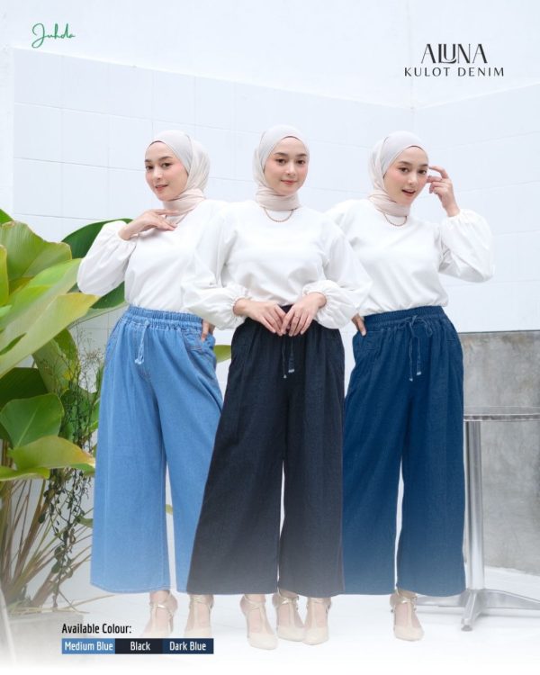 Aluna Kulot Denim by Juhda - Gambar 4